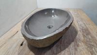 Waskom riviersteen RXXL2503712, 78x46x15 cm