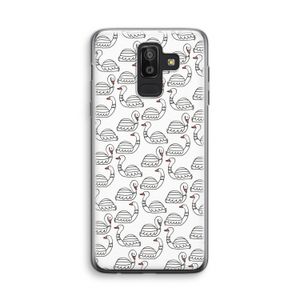 Zwanen: Samsung Galaxy J8 (2018) Transparant Hoesje
