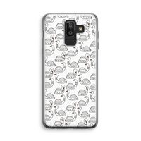 Zwanen: Samsung Galaxy J8 (2018) Transparant Hoesje