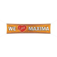 Oranje Maxima supporters banner
