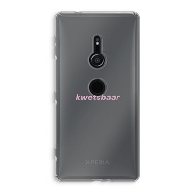 kwetsbaar: Sony Xperia XZ2 Transparant Hoesje