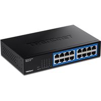 Trendnet TEG-S17D netwerk-switch Gigabit Ethernet (10/100/1000) Zwart