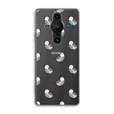 Vogeltjes: Sony Xperia Pro-I Transparant Hoesje
