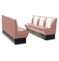 Classic Retro Diner Bank Bel Air HW180 Dusty Rose
