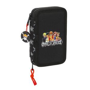 One Piece Gevuld Etui, Pirates - 28 st. - 19,5 x 12,5 x 4 cm - Polyester