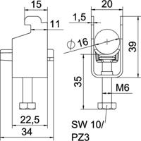 OBO Bettermann 1187208 Beugelklem 1 stuk(s) - thumbnail