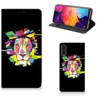 Samsung Galaxy A50 Magnet Case Lion Color