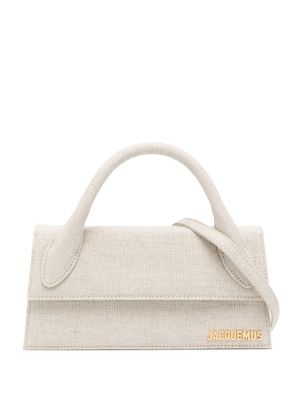 Jacquemus sac cabas Le Chiquito Long - Gris