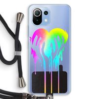 Hold My Heart: Xiaomi Mi 11 Lite Transparant Hoesje met koord