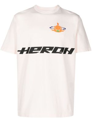 Heron Preston t-shirt HP Globe Burn - Rose