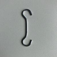 Dubbelhaak draadhaak 6 cm pak 50 stuks