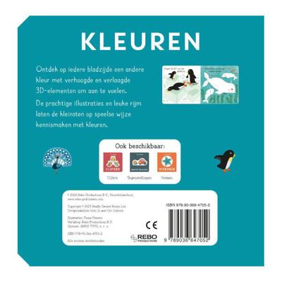 Rebo Publishers Boek 3d-voelboek kleuren