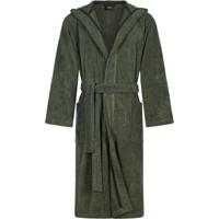 Cawö Cawo Heren Home Badjas met Capuchon Uni 829 XL field