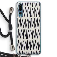 Marrakech Zigzag: Huawei P20 Pro Transparant Hoesje met koord