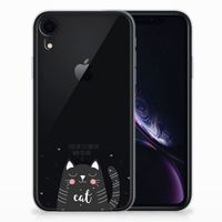 Apple iPhone Xr Telefoonhoesje met Naam Cat Good Day