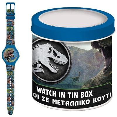 Jurassic Park 000570996 - TIN BOX (Ø 33 mm) Kinder horloge