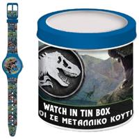Jurassic Park 000570996 - TIN BOX (Ø 33 mm) Kinder horloge