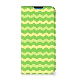 iPhone 14 Pro Max Hoesje met Magneet Waves Green