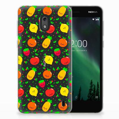 Nokia 2 | Siliconen Case | Fruits