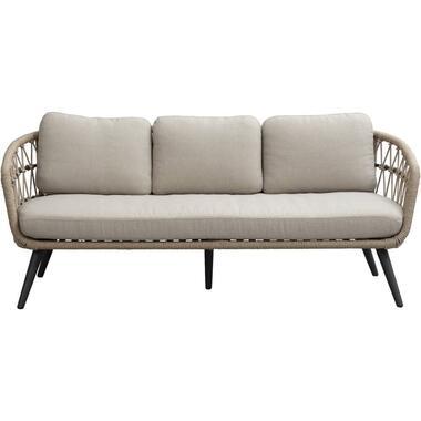 Loungebank Dakota - zand - 72,5x186x78,6 cm - Leen Bakker