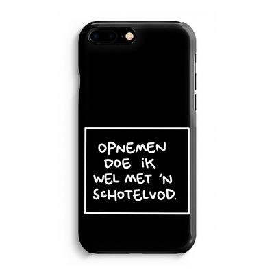 Schotelvod: iPhone 8 Plus Volledig Geprint Hoesje