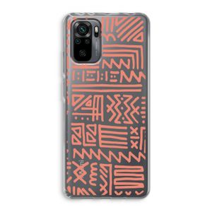 Marrakech Pink: Xiaomi Redmi Note 10 Pro Transparant Hoesje