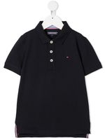 Tommy Hilfiger Junior polo à logo brodé - Bleu