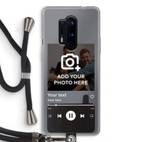 Music Player: OnePlus 8 Pro Transparant Hoesje met koord