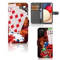 Samsung Galaxy A03s | Wallet Case | met Pasjes | Casino