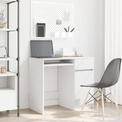 Bureau 86x49x76 cm spaanplaat wit