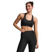 2XU Aero Mesh Medium Impact Bra Black/Silver Reflective Dames L