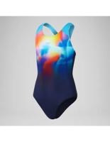 Speedo Eco+ Dig Placem Splash Kinder Badpak (navy/blu) 15-16y Navy / Blauw Speedo Eco+ Dig Placem Splash Kinder Badpak (navy/blu) 15-16y Navy / Blauw