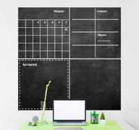 Krijtbord sticker kalender