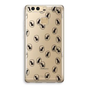 Miauw: Huawei P9 Transparant Hoesje