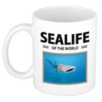 Walvishaai mok met dieren foto sealife of the world - thumbnail