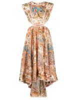 ZIMMERMANN robe sans manches Chintz à fleurs - Orange