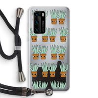 Sansevieria: Huawei P40 Transparant Hoesje met koord