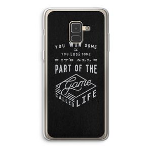 Life: Samsung Galaxy A8 (2018) Transparant Hoesje