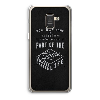 Life: Samsung Galaxy A8 (2018) Transparant Hoesje