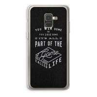 Life: Samsung Galaxy A8 (2018) Transparant Hoesje