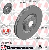 Remschijf Coat Z 460155520
