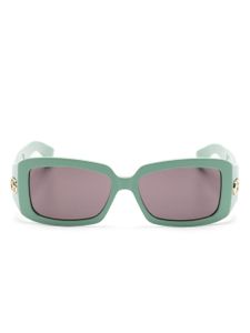 Gucci Eyewear lunettes de soleil à monture rectangulaire - Vert