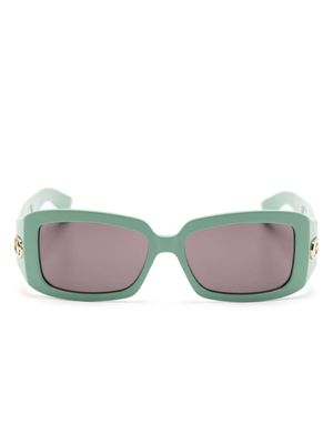 Gucci Eyewear lunettes de soleil à monture rectangulaire - Vert