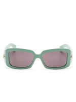 Gucci Eyewear lunettes de soleil à monture rectangulaire - Vert