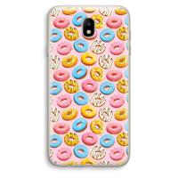 Pink donuts: Samsung Galaxy J7 (2017) Transparant Hoesje