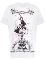 Givenchy t-shirt à imprimé gothique - Blanc