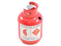 Fastrax Scale Painted Alloy Gas Bottle - Rood