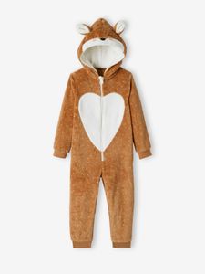 Jumpsuit vos meisje lichtbruin
