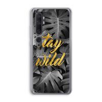Stay wild: Xiaomi Mi Note 10 Pro Transparant Hoesje