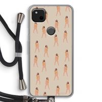 You're so golden: Pixel 4a Transparant Hoesje met koord